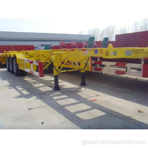 skeletal truck body 3 Axles 40Ft Skeleton Container Trailer Manufactory